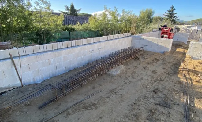 Construction d'une villa au Lavandou , Bormes-les-Mimosas, PL Construction