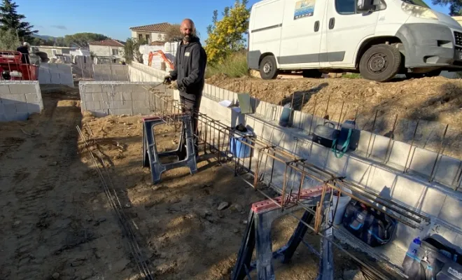 Maçonnerie générale , Bormes-les-Mimosas, PL Construction