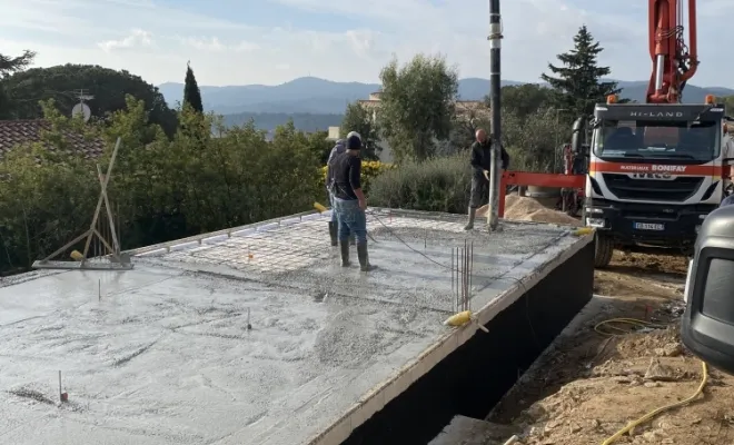 Maçonnerie générale , Bormes-les-Mimosas, PL Construction